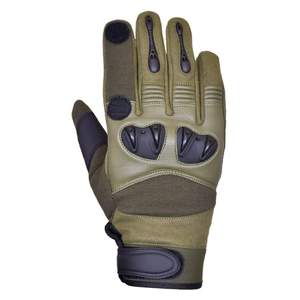 Guantes de moto de carreras de cuero PU de alta calidad personalizados más nuevos deportes de equitación callejera patrón cruzado estilo de dedo - Product Image 4