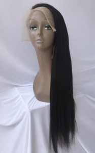 วิกผมลูกไม้ด้านหน้า28 ''13x4 HD สไตล์อินเดียแคมโบเดียนตัดตรงหนังกำพร้าแบบไม่มีกาวติดแนวเดียววัดบริสุทธิ์ - Product Image 3