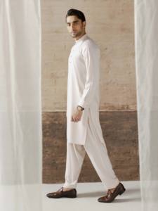 Salwar Kameez pour hommes pakistanais, tenue traditionnelle d'Asie du Sud, tenue islamique pour mariage, Eid, vêtements décontractés - Product Image 6