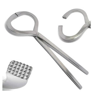 Probador de pezuña de acero inoxidable médico de alta calidad | Herramienta veterinaria herrador para el cuidado de la salud del caballo | Instrumento duradero reutilizable - Product Image 1