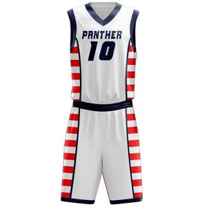 Maillot de Basket-Ball imprimé Logo personnalisé, uniforme de Basket-Ball imprimé personnalisé, tenue de maillot de Basket-Ball Sublimation pour hommes - Product Image 6
