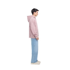 Sudaderas con Capucha de Punto para Hombre, Color Rosa Claro, Suaves, de Forro Polar, para Invierno, Ropa Deportiva, Personalizables con Impresión de Marca, Venta al Por Mayor - Product Image 4