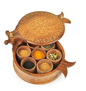 กล่องเครื่องเทศไม้ดีไซน์ใหม่อุปกรณ์ครัว - Product Image 4