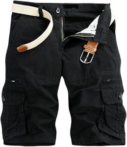 Nouveautés Short cargo de haute qualité pour hommes Short cargo de couleur unie pour hommes Multi Pocket Casual Gym Workout Street Wear Short cargo - Product Image 4