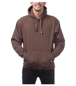 Sweat-shirt et sweat à capuche pour homme, motif uni, tissu tricoté, col à capuche avec logo personnalisé et couleur unie - Product Image 2