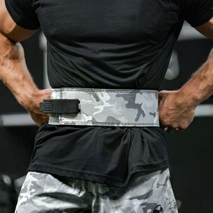 เข็มขัดยกน้ำหนักแบบมีตัวล็อค Raulam International Power Lifting Gym  รองรับหลัง  สำหรับฟิตเนส เพาะกาย  ทำจากหนังวัว ระบายอากาศได้ดี ไม่ลื่น - Product Image 4