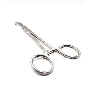Fórceps quirúrgicos curvos profesionales de acero inoxidable de diseño OEM Fórceps manuales de Urología de alta calidad 2025 - Product Image 3