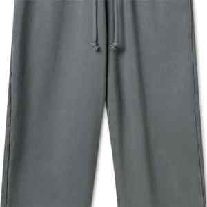 Mallas rectas de forro polar de algodón de 350gsm, pantalones de chándal Vintage Y2K de algodón grueso para hombre - Product Image 5