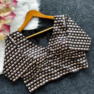 Algodón de alta demanda con blusa de pintura a mano Fabricante de moda para mujer y exportador de Surat a la tarifa más baja - Product Image 2