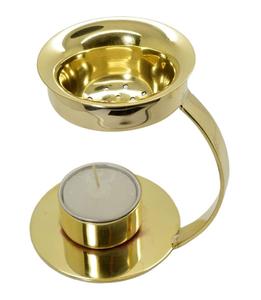 Quemadores de metal de latón de lujo Bakhoor T-Light Quemadores de metal de diseño hechos a mano Quemadores de mesa de decoración elegante Incensario. - Product Image 3