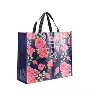 Vente en gros de sacs à provisions écologiques tissés stratifiés imperméables sac fourre-tout non tissé durable à la mode pour l'emballage des vêtements - Product Image 6