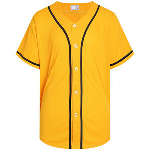Camiseta de Béisbol Estilo Vintage de Alta Calidad, Ajuste Cómodo, Color Sólido, Material Ligero, Ropa Deportiva Flexible - Product Image 1