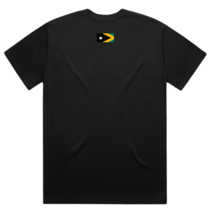 Jammin Rasta Graphic T Shirt for Men and Women <b>Dancing</b> Rasta Art Print Black Cotton Reggae Tee - Product Image 2