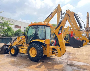 Machines de construction utilisées 2 tonnes CAT 420F, 416f, chargeuse-pelleteuse tracteur frontal à 4 roues motrices pour la construction - Product Image 6