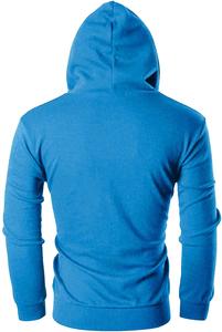 High Quality 100% Cotton Zip Up Hoodies Sweatshirts Custom Embroidery Pullover Streetwear Unisex Hoodies Wholesale Blank Hoodies - Product Image 5