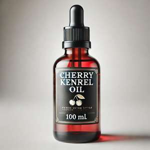 Aceite de semilla de cereza natural prensado en frío Aceite portador sin aditivos que retiene nutrientes esenciales de las semillas - Product Image 1