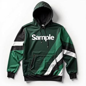 Sudadera con Capucha Extra Grande para Hombre, Ropa Deportiva Personalizada, Sublimada, Estilo Duradero, 100% Poliéster, Mezcla de Algodón Básico, Cómoda - Product Image 4