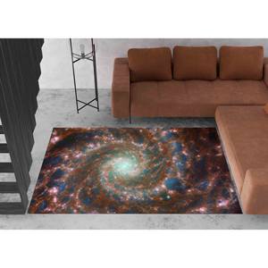 Tapis Phantom Galaxy : Tapis imprimé avec vue spatiale du télescope James Webb, tapis en chenille - Product Image 2