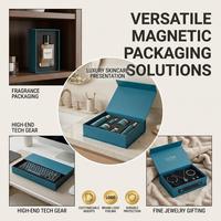 Caja de Cartón Impresa Personalizada Ecológica con Acabado Suave al Tacto para Recuerdos de Fiesta de Bodas, Cosméticos, Joyería y Ropa
