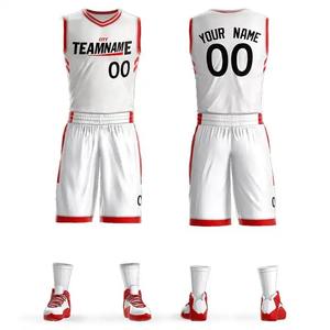 Meilleure qualité, dernière conception, uniforme de basket-ball avec logo personnalisé, vente en gros, uniforme de basket-ball à prix direct d'usine - Product Image 5