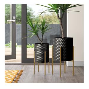 Pots de jardinière d'arrivée fraîche Design classique métal aluminium taille personnalisée forme couleur utilisations dans la décoration de la maison et les articles de jardin - Product Image 4