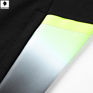 แจ็กเก็ตกางเกงสำหรับฝึกซ้อมกีฬาทำจากผ้าขนสัตว์แบบลำลองของผู้ชายสไตล์แบนยืดหยุ่นได้เอวฟุตบอลคลับกลางแจ้งอบอุ่น - Product Image 4