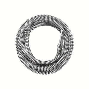 Limpiador Eléctrico de Desagües de 5m/196.85 pulgadas con Cabezal Integrado para Tuberías, Alcantarillas y Inodoros, con Patrón de Polvo - Product Image 3