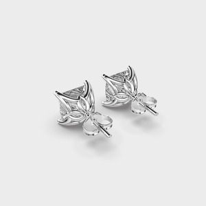 IGI Certified Lab Grown Princess Cut Diamond Stud <b>Earrings</b> <b>Solid</b> 925 Sterling <b>Silver</b> Solitaire Princess Diamond <b>Earrings</b> - Product Image 4