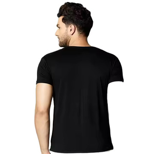 T-shirt de sport élégant personnalisé pour hommes Polyester/coton uni de haute qualité, lourd, 230 g/m², 300 g/m², sur la taille supérieure - Product Image 4