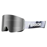 OEM ODM Lunettes de ski magnétiques personnalisées, anti-buée, double lentille, revêtement iridium, monture en TPU, protection UV400, snowboard