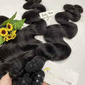 ผมบริสุทธิ์จากเวียดนามที่ดีที่สุดผมมนุษย์100% ผมผ้าสีดำธรรมชาติ100% - Product Image 1