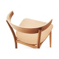 Chaises de salle à manger modernes européennes en bois massif - Options en chêne/teck/bois de Sungkai, couleur personnalisable pour l'école, la maison, le bar et l'entrepôt