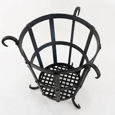 Brasero de luxe en métal revêtu résistant à la chaleur avec support robuste, idéal pour les feux de camp nocturnes ou les cheminées extérieures, pour l'exportation en gros - Product Image 2