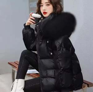 เสื้อโค้ทฤดูหนาวบุสองชั้นแบบยาวหรูหราสำหรับผู้หญิงเสื้อหนาวดีไซน์หรูหราพร้อมฮู้ดขนสัตว์เทียมขนกำมะหยี่มีฉนวนกันความร้อนแฟชั่นให้ความอบอุ่น - Product Image 5