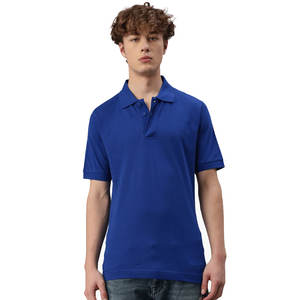 Camisas grises Polo de golf liso Camisetas Polo personalizadas con logotipo bordado Camiseta Polo de hombre impresa con logotipo personalizado - Product Image 3