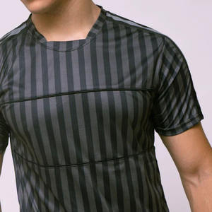 Camiseta deportiva de estambre de algodón 100% de alta calidad para hombre para sublimación Premium Streetwear letras personalizables transpirable rápido - Product Image 5