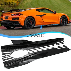 ชุดแต่งสเกิร์ตข้างคาร์บอนไฟเบอร์แบบแห้ง สำหรับรถเชฟโรเลต คอร์เวทท์ ซี8 สติงเรย์ คูเป้ <span class=keywords><strong>HTC</strong></span> ปี <span class=keywords><strong>2020</strong></span> 2021 2022 2023 2024 2025 อุปกรณ์ตกแต่งภายนอก - Product Image 2
