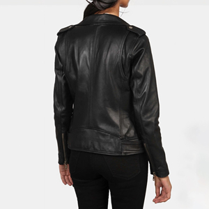 Chaqueta de piel de oveja auténtica de alta calidad al por mayor para mujer ropa de algodón a la moda - Product Image 4