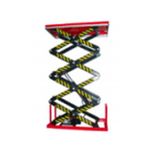Plateforme élévatrice à ciseaux quadruple électrique 1700 x 1000 400 kg pour opérations en altitude - Product Image 1