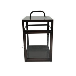 Lanternes à bougie en métal et en verre fini personnalisé pour la décoration d'éclairage intérieur et extérieur Lanterne de sol en vrac faite à la main - Product Image 5