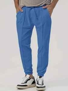 Joggers de lana personalizados de alta calidad, pantalones de chándal para hombre, pantalones de chándal acampanados apilados holgados de felpa francesa para hombre 2025 - Product Image 4