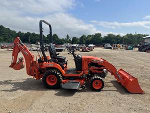 Pour tracteur BX25D 23Hp, tracteur à roues avec chargeur avant/arrière, plateau de coupe, roulement Hackheo, moteur, boîte de vitesses - Product Image 6