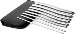 Ensemble de sons de dilatateur Hagar Ensemble de 8 dilatateurs à double extrémité en acier inoxydable pour le contrôle de la vessie et le kit de chirurgie des exercices du plancher pelvien - Product Image 5