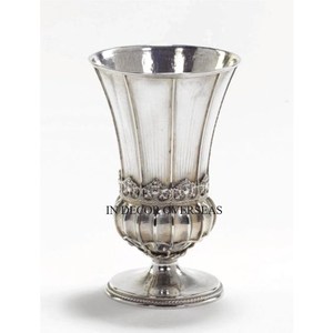 Ensemble de 3 plaqué or brillant miroir poli luxueux qualité métal trompette Vase décoration de mariage accessoires fournitures - Product Image 3