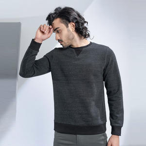 Sudadera Personalizada 100% Algodón al por Mayor, Sudadera de Cuello Redondo de Manga Larga, Logotipo Personalizado, Sudadera OEM para Hombre - Product Image 1