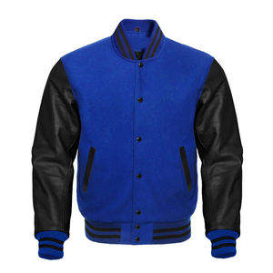 High Quality Breathable College <b>Baseball</b> <b>Jacket</b> with Chenille Embroidery Custom Logo Stand Collar <b>for</b> Winter Varsity Letterman - Product Image 1
