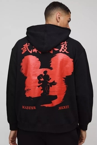 Sweat à capuche surdimensionné personnalisé à la mode pour hommes fabricant en gros sweat à capuche surdimensionné en coton mélangé respirant pour hommes - Product Image 2