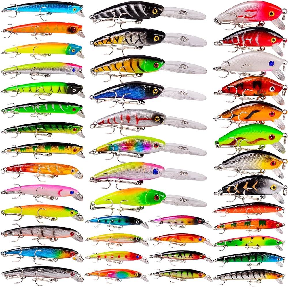 cheapest internet fishing lures TRUSCEND Easy Catch Pre-Rigged Soft Lures, Unique Vibrating Swim Actio The 2026 Inline Topwater Lure Innovation SHINETAO 5PCS Micro Crankbait Fishing