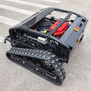 Affordable RC Gasoline 608CC 23HP 800MM 32in Crawler <b>Robot</b> <b>Remote</b> <b>Control</b> Lawn Mower Black RC Crawler <b>Robot</b> Lawn Mower - Product Image 1