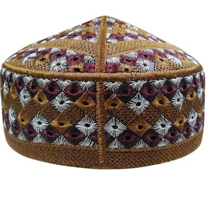 Nuevo Diseño Personalizado de Gorros de Oración Musulmanes Islámicos, Gorros Árabes Turcos Transpirables y Ecológicos de Tela de Satén y Malla, Gorros Casuales para Hombres - Product Image 5